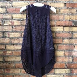Long detailed Free People Tunic